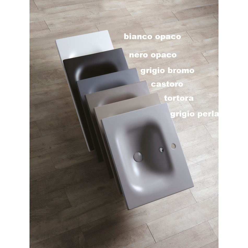 Lavabo encastré avec vasque à droite 106 x 51 x h 16,8 cm Soft