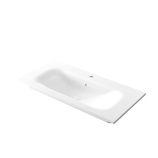 Eingebautes Waschbecken 106 x 51 x H 16,8 cm Soft