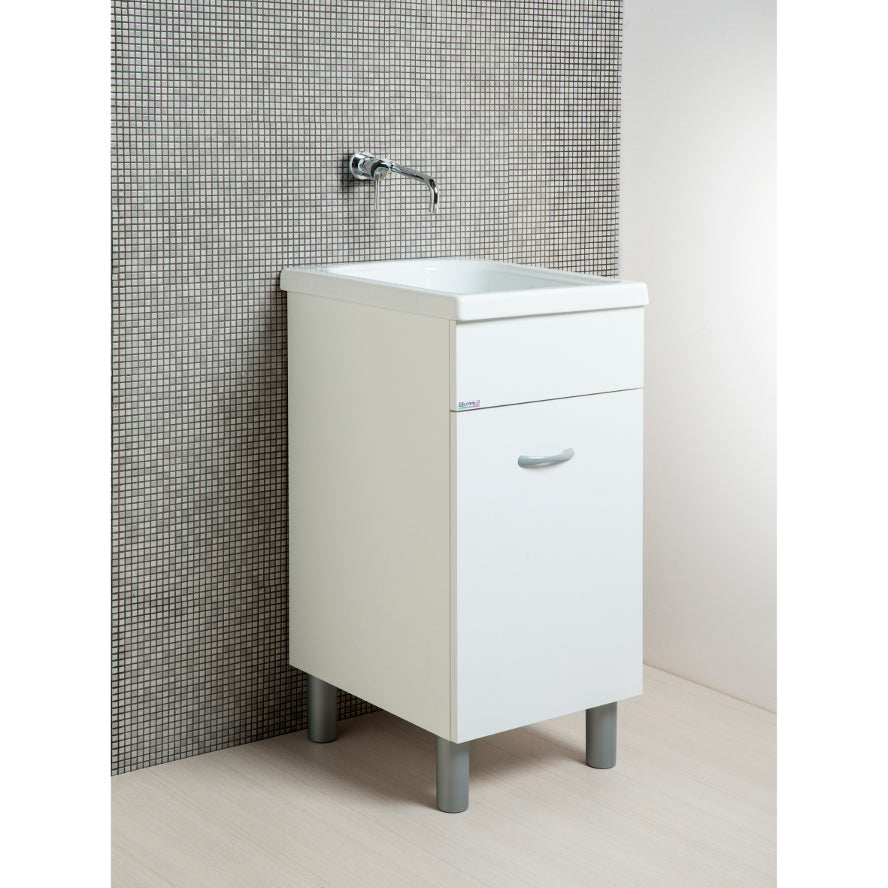 Oceano 45x51 cm Waschbecken mit Keramikwanne