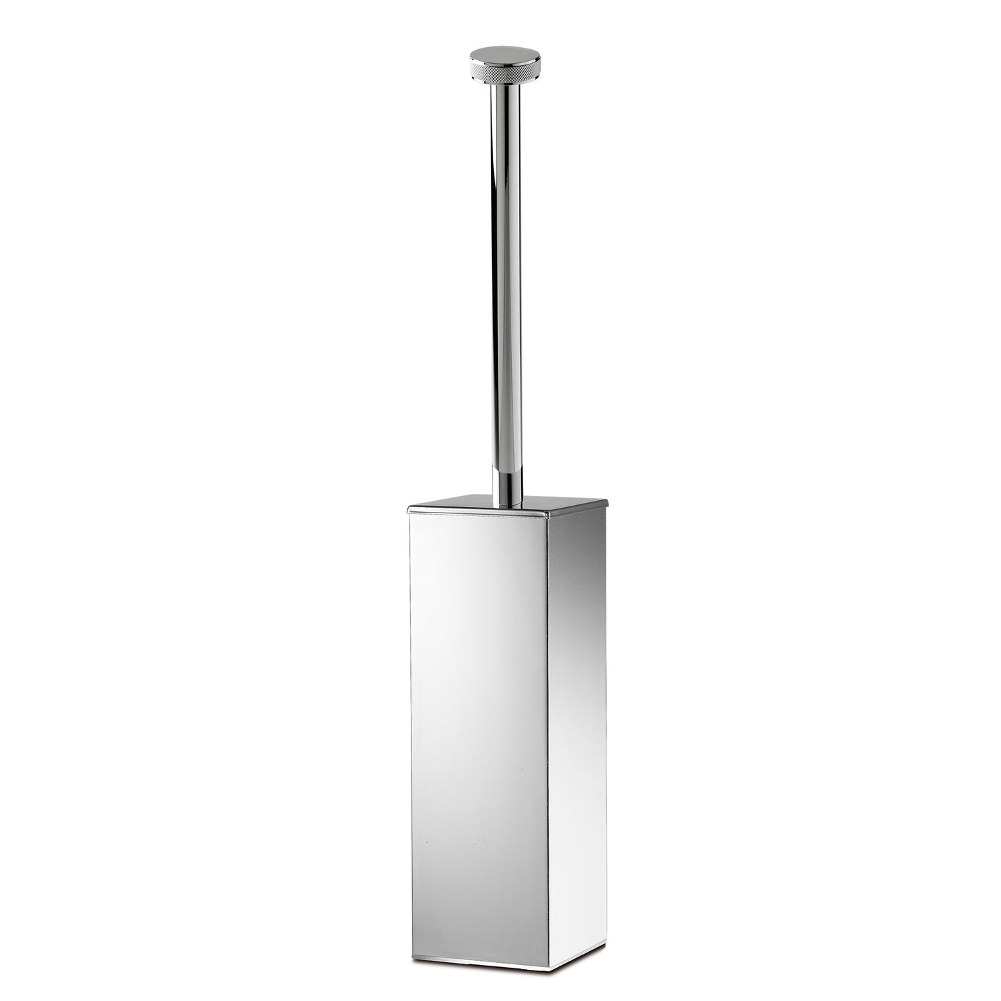 Porta Scopino a Terra Metal Quadra Cromo