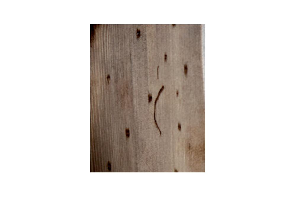 HOLZ-STANDSCHRANK MIT SCHUBLADE