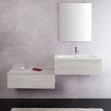 Wand-Badezimmer Zusammensetzung cm 160 Unika White Ulme