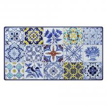 Rechteckige Lavasteinplatte Azulejos