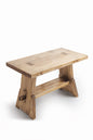 Bodentisch aus Holz mit Gestell