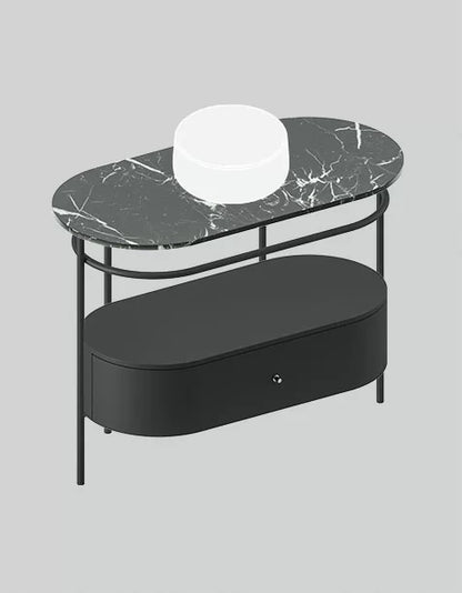 Structure pour lavabo ovale 36,5 x 58,6 cm h83 Hors échelle