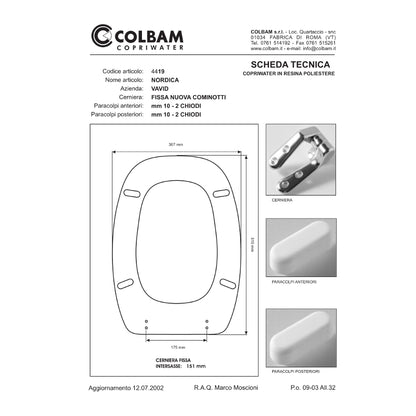 Sièges de toilette compatibles Nordica