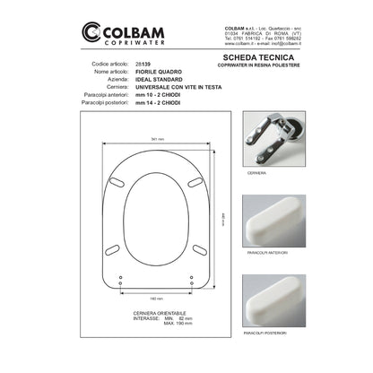 Fiorile Quadro-kompatibler Toilettensitz