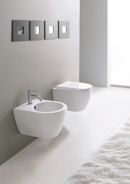 Toilettes suspendues Clean Flush Mini Moon 45x35 cm