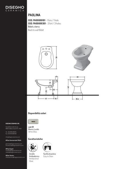 Paolina 3-Loch-Standbidet