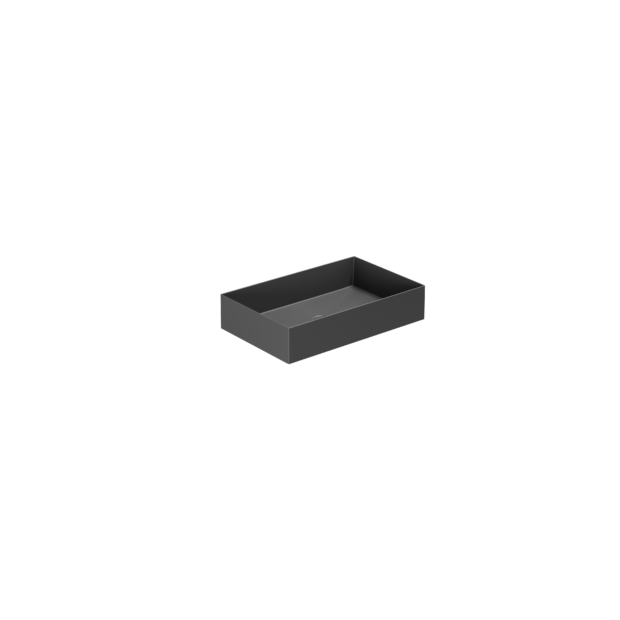 Lavabo appoggio/sospeso monoforo cm 60x38 Elegance Squared