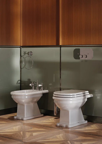 Vaso + Bidet installazione a Terra Hermitage