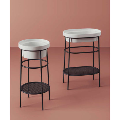 Structure de lavabo ronde de 40 cm, hors d'échelle