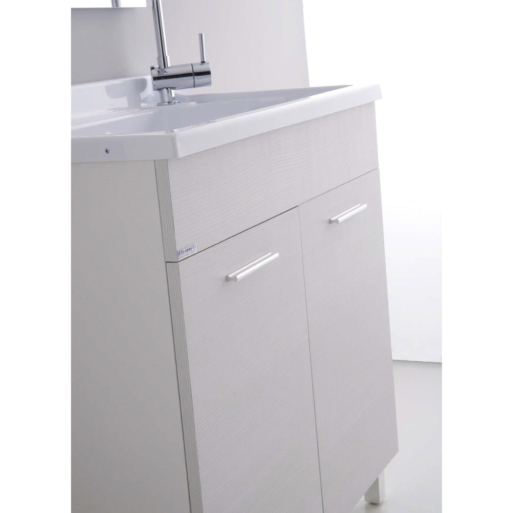 Wäscheschrank mit ABS-Wanne und zwei Türen 80x50xH89 cm Medusa