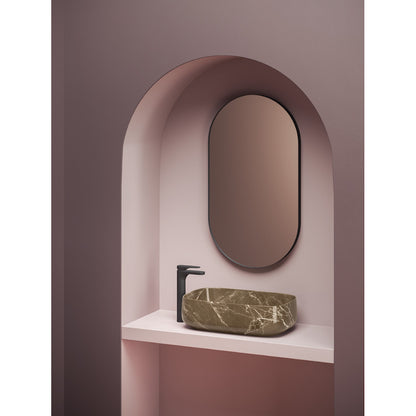 Aufsatzwaschbecken 68x35 Cognac Marmi &amp; Graniglie