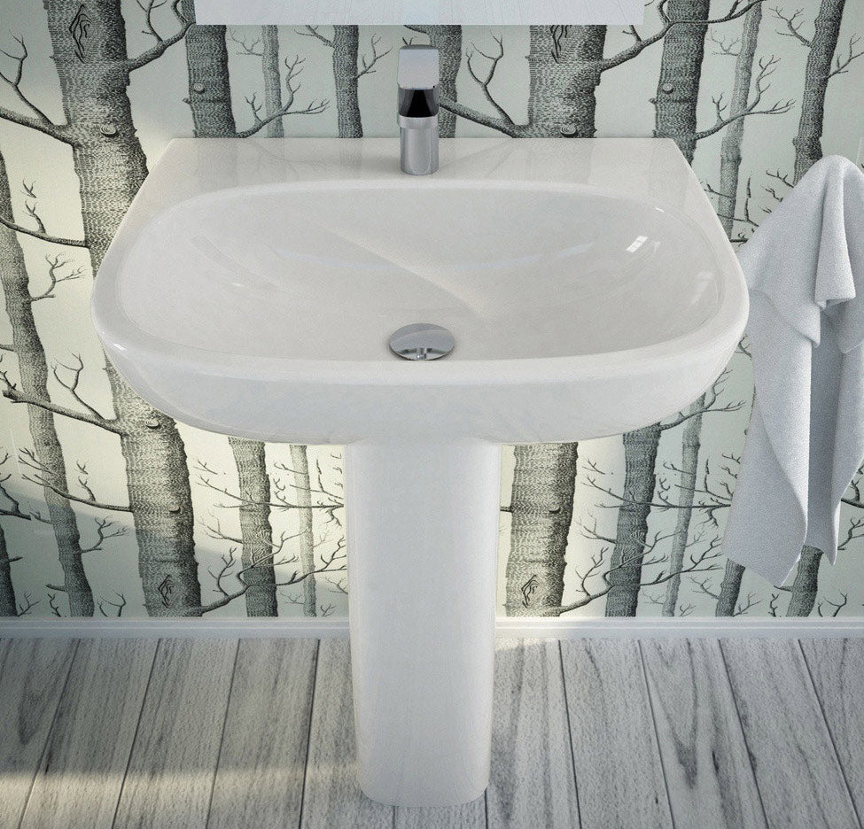 65 cm Mein Säulen-/Halbsäulenwaschbecken