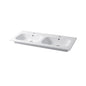 Qubo Square 121 cm Einbaukonsole mit Doppelwaschbecken