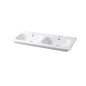 Qubo Square 121 cm Einbaukonsole mit Doppelwaschbecken