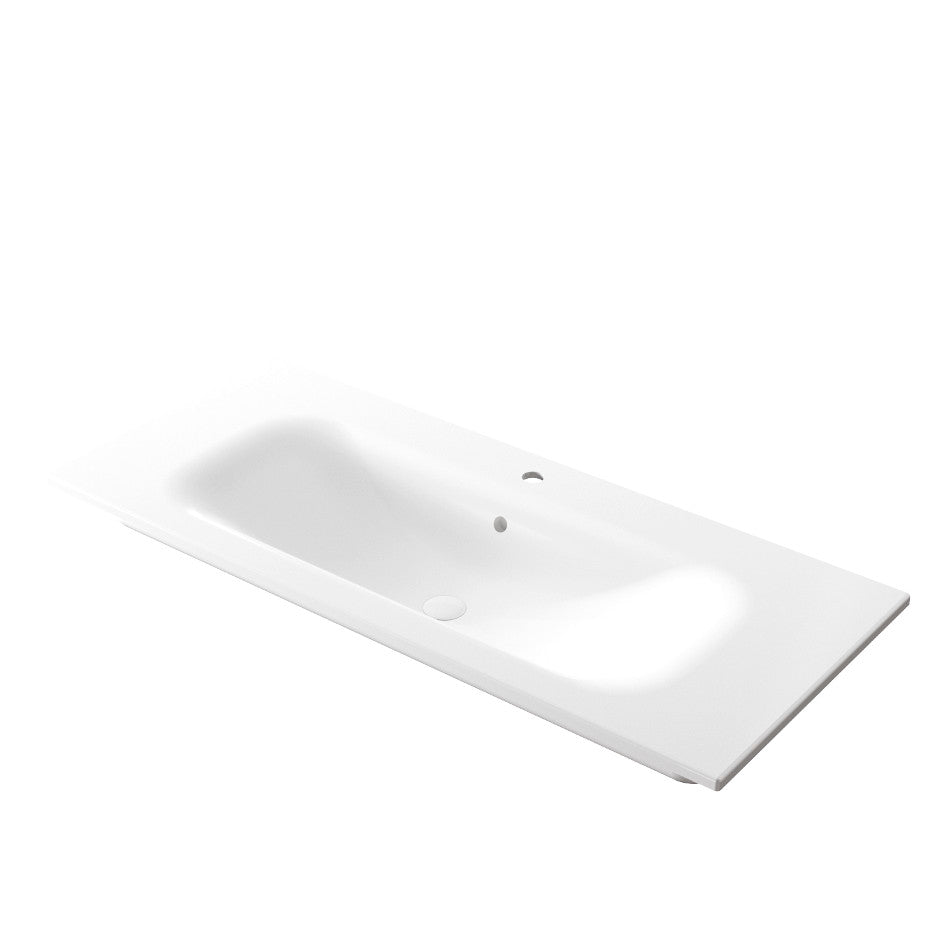 Eingebautes Waschbecken 121 x 51 x H 16,8 cm Soft