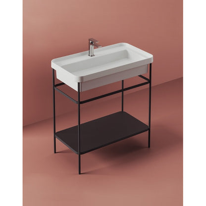 Structure pour lavabo ovale 36,5 x 58,6 cm h83 Hors échelle