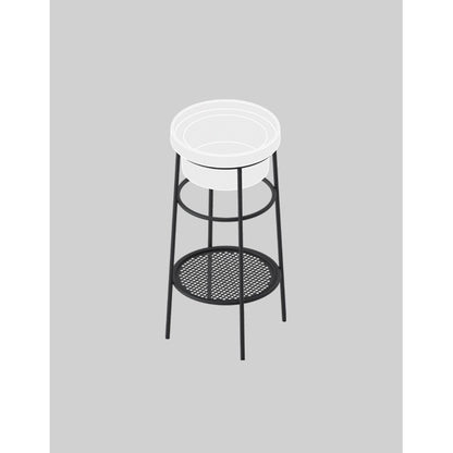Structure de lavabo ronde de 40 cm, hors d'échelle