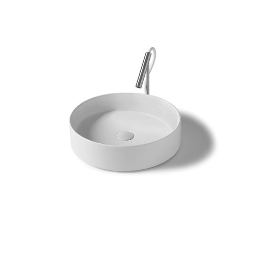 Rundes Waschbecken 38 cm, dünner Rand
