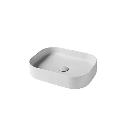 Vasque à poser mince de 38 pouces avec bord fin