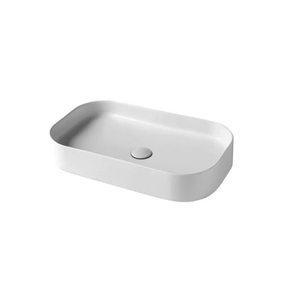 Vasque à poser mince de 38 pouces avec bord fin