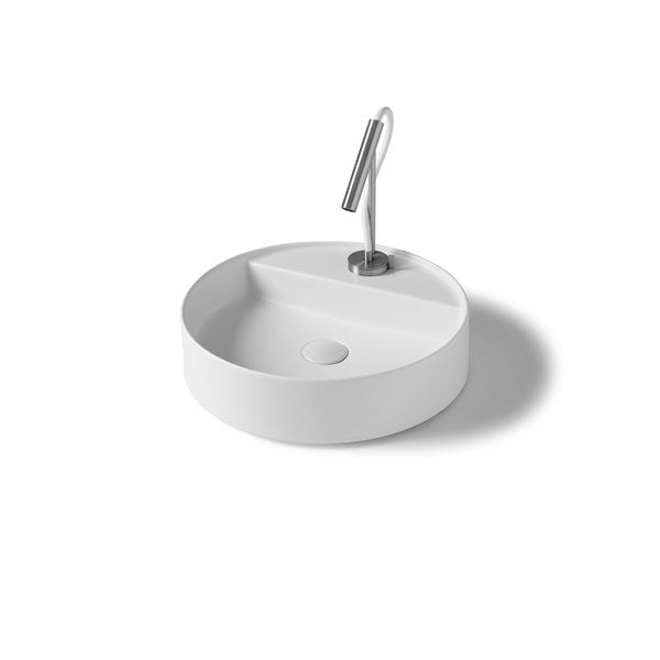 Vasque ronde à poser avec bord fin 45