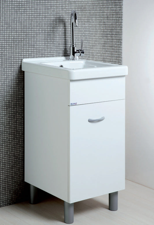 Oceano 45x51 cm Waschbecken mit Keramikwanne