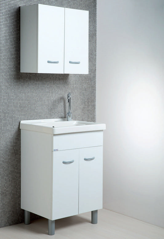 Oceano 60x60 cm Waschbecken mit Keramikwanne
