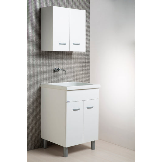 Oceano 60x60 cm Waschbecken mit Keramikwanne
