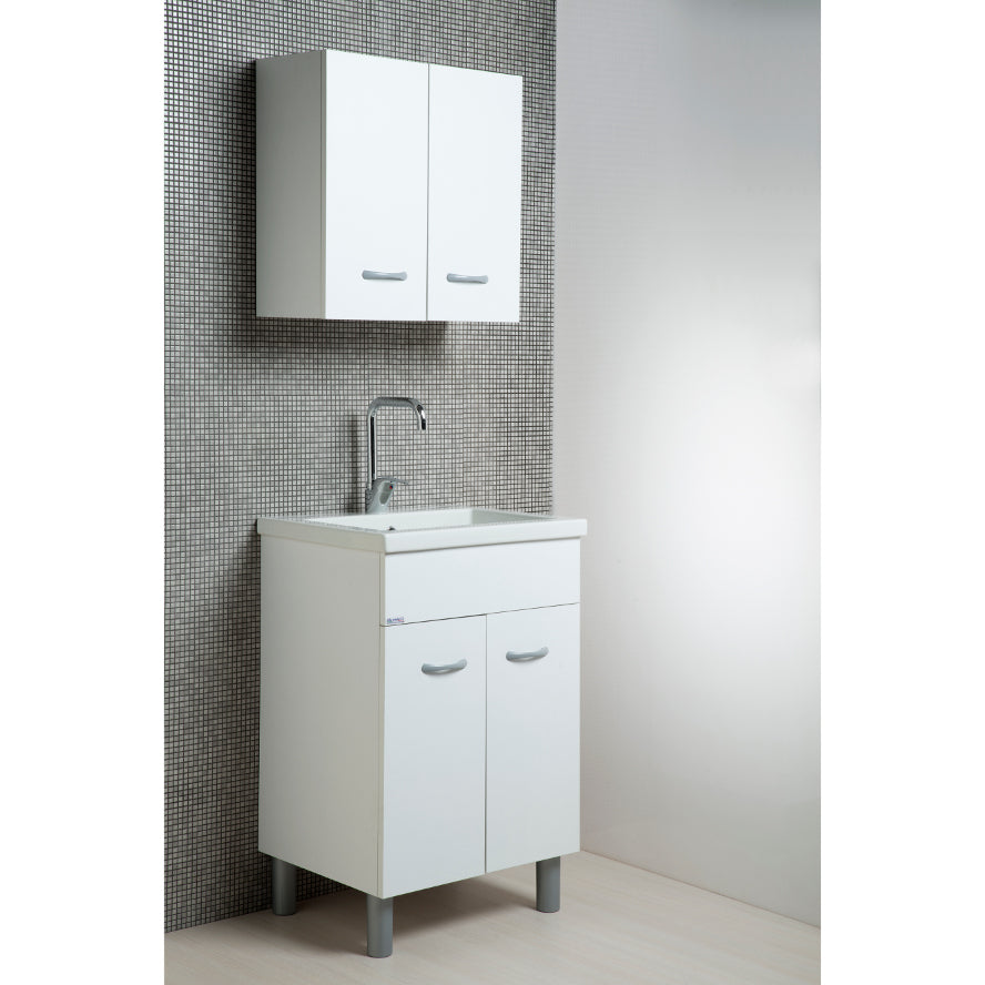 Sandwaschbecken 60x50 mit Keramikwanne