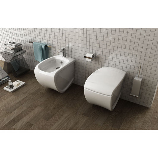 WC sur pied Hi-Line avec bidet