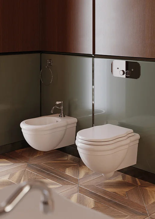 Hermitage Wand-WC + Bidet