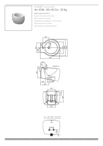 Articles sanitaires suspendus Planet