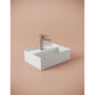 Lavabo suspendu/à poser 38 x 27 cm à marches