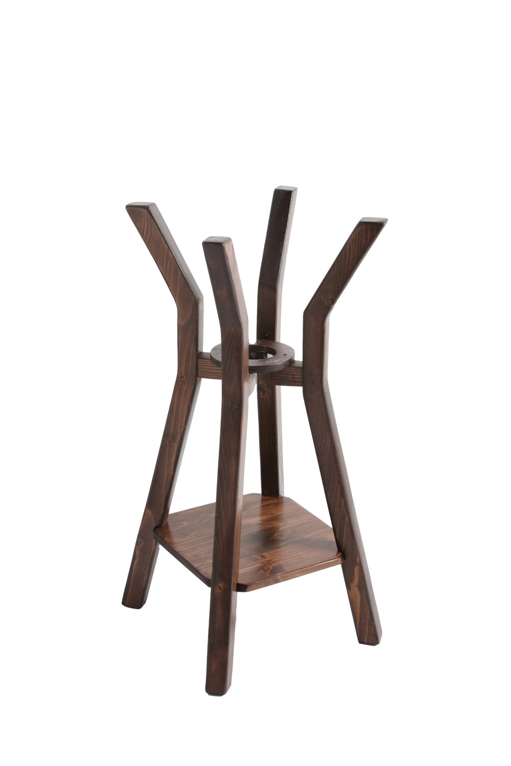 COMPOSITION DE LAVABO MEGAFONO SUR UNE STRUCTURE EN BOIS HAUTE SUR PIED
