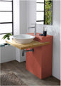 HOLZSCHRANK MIT TRIPPBAREM ABLAGE
