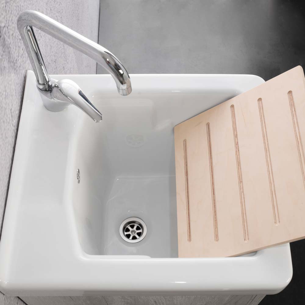 45x50 cm Waschbecken mit Unika Keramikbecken